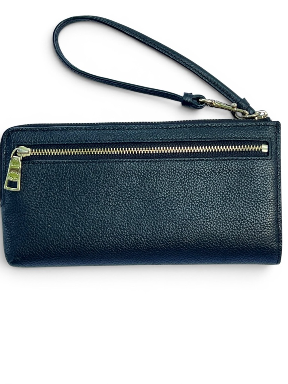 Coach Black Pebble Leather L-Zip Around Organizer Wallet Wristlet Clutch 53413 - Picture 5 of 9